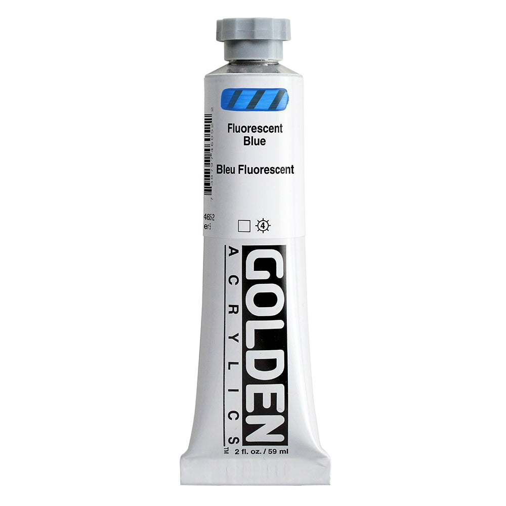 Golden Heavy Body Acrylic Paint Fluorescent Blue