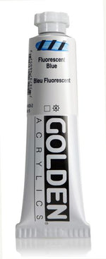 Golden Heavy Body Acrylic Paint Fluorescent Blue 59ml