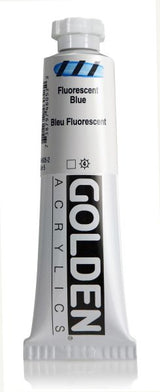 Golden Heavy Body Acrylic Paint Fluorescent Blue 59ml
