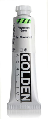 Golden Heavy Body Acrylic Paint Fluorescent Green 59ml