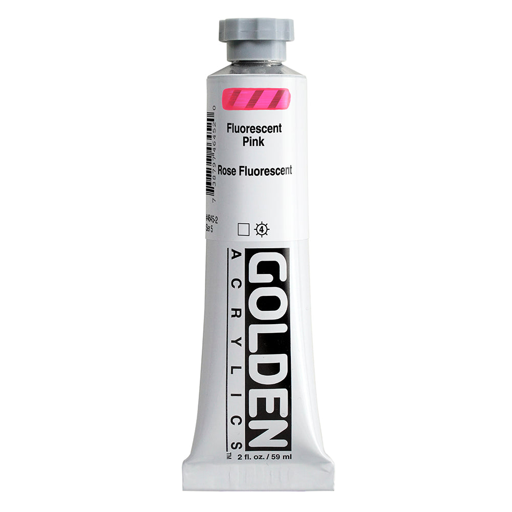 Golden Heavy Body Acrylic Paint Fluorescent Pink