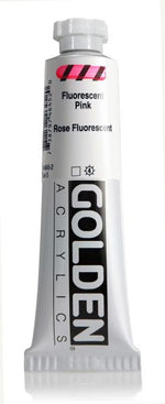 Golden Heavy Body Acrylic Paint Fluorescent Pink 59ml
