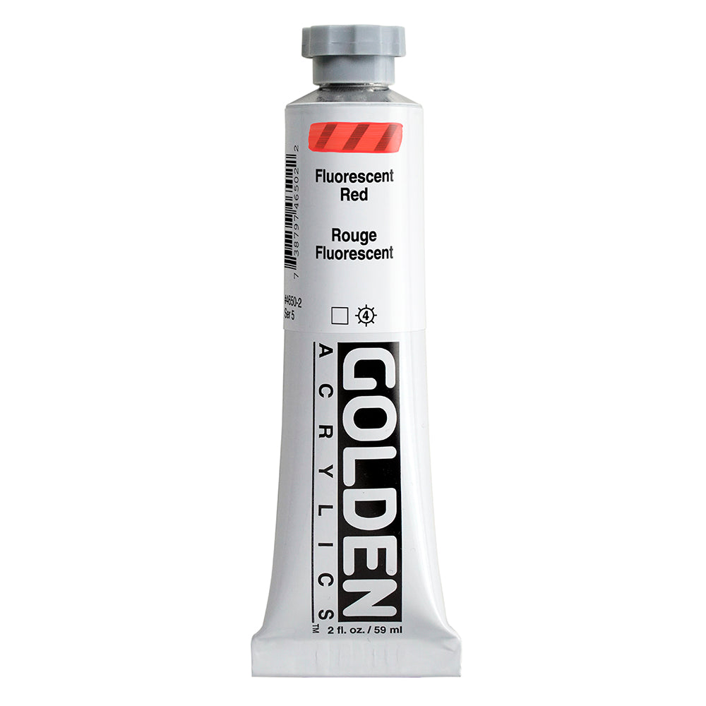 Golden Heavy Body Acrylic Paint Fluorescent Red