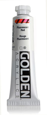 Golden Heavy Body Acrylic Paint Fluorescent Red 59ml