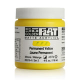 Golden SoFlat Acrylic Paint Permanent Yellow 118ml