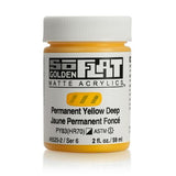 Golden SoFlat Acrylic Paint Permanent Yellow Deep 59ml