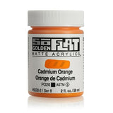 Golden SoFlat Acrylic Paint Cadmium Orange 59ml