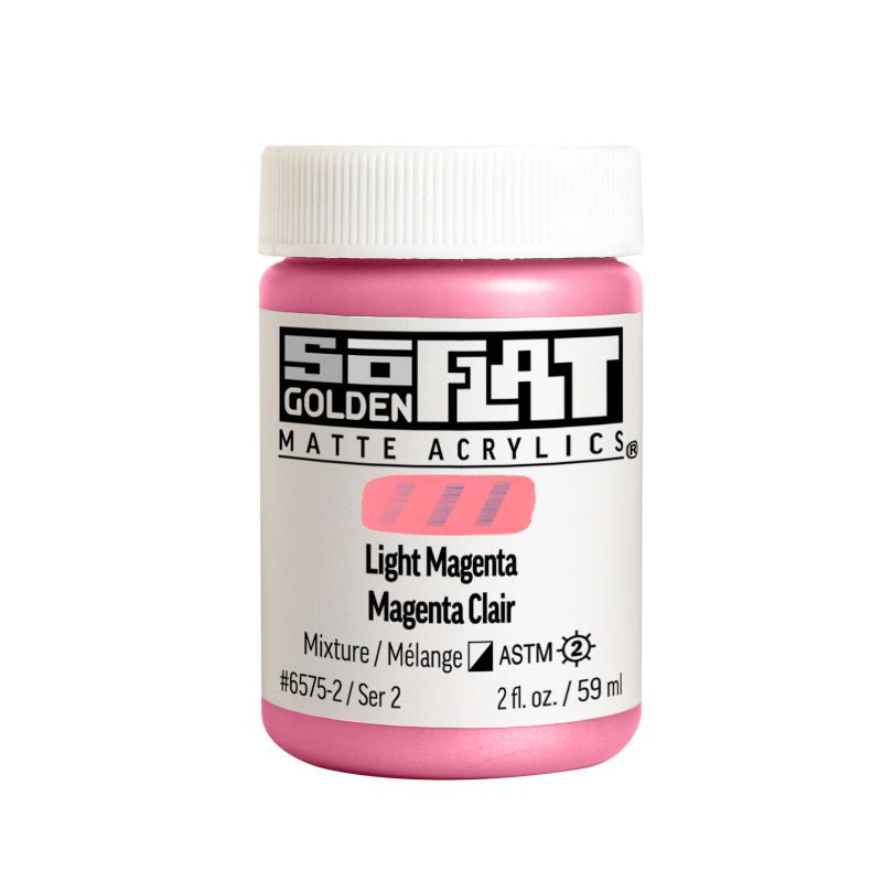 Golden SoFlat Acrylic Paint Light Magenta 59ml