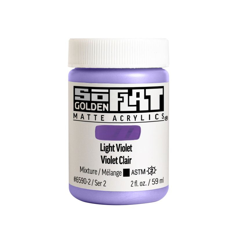 Golden SoFlat Acrylic Paint Light Violet 59ml
