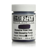 Golden SoFlat Acrylic Paint Dioxazine Violet Deep