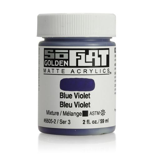 Golden SoFlat Acrylic Paint Blue Violet 59ml