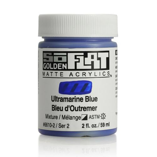 Golden SoFlat Acrylic Paint Ultramarine Blue