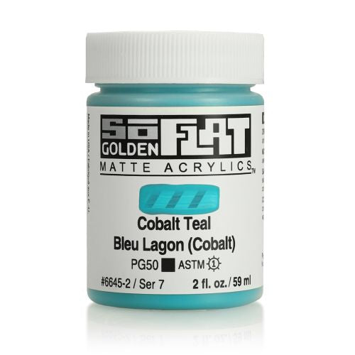 Golden SoFlat Acrylic Paint Cobalt Teal