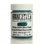 Golden SoFlat Acrylic Paint Phthalo Green (Blue Shade) 59ml