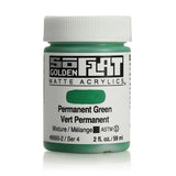 Golden SoFlat Acrylic Paint Permanent Green 59ml