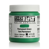 Golden SoFlat Acrylic Paint Permanent Green 118ml