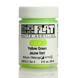 Golden SoFlat Acrylic Paint Yellow Green 59ml