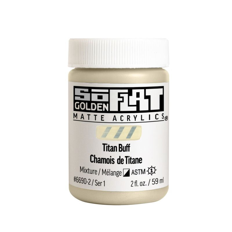 Golden SoFlat Acrylic Paint Titan Buff