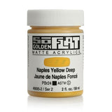 Golden SoFlat Acrylic Paint Naples Yellow Deep 59ml