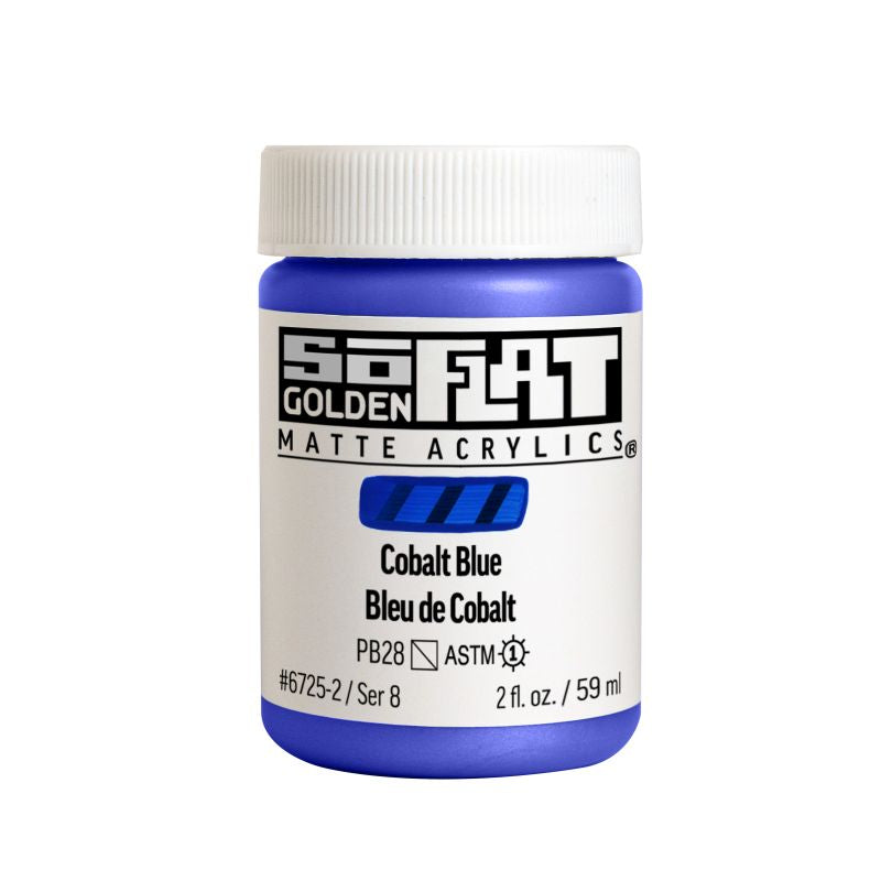 Golden SoFlat Acrylic Paint Cobalt Blue 59ml