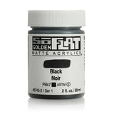 Golden SoFlat Acrylic Paint Black 59ml