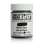 Golden SoFlat Acrylic Paint Payne's Gray 59ml