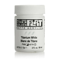 Golden SoFlat Acrylic Paint Titanium White