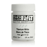 Golden SoFlat Acrylic Paint Titanium White 59ml