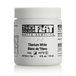 Golden SoFlat Acrylic Paint Titanium White 118ml