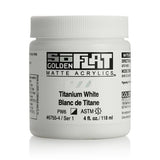Golden SoFlat Acrylic Paint Titanium White 118ml