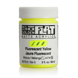 Golden SoFlat Acrylic Paint Fluorescent Yellow 59ml