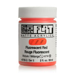 Golden SoFlat Acrylic Paint Fluorescent Red 59ml