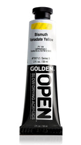 Golden OPEN Acrylic Paint Bismuth Vanadate Yellow 59ml