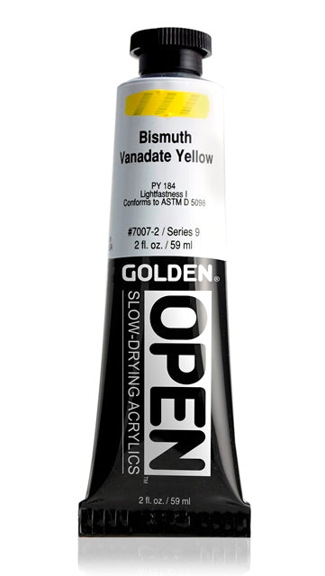 Golden OPEN Acrylic Paint Bismuth Vanadate Yellow 59ml