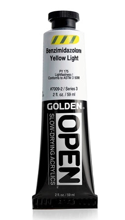 Golden OPEN Acrylic Paint Benzimidazolone Yellow Light 59ml