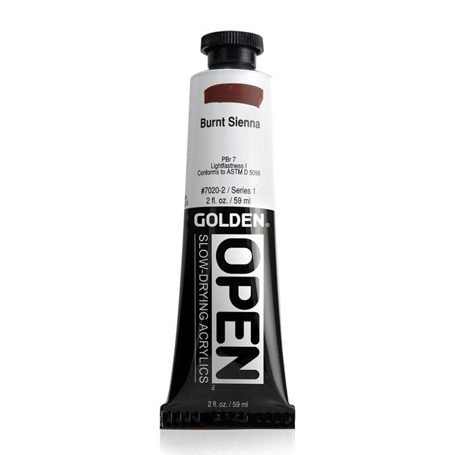 Golden OPEN Acrylic Paint Burnt Sienna