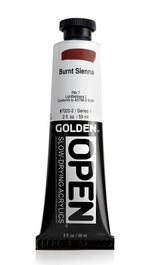 Golden OPEN Acrylic Paint Burnt Sienna 59ml