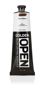 Golden OPEN Acrylic Paint Burnt Sienna 148ml