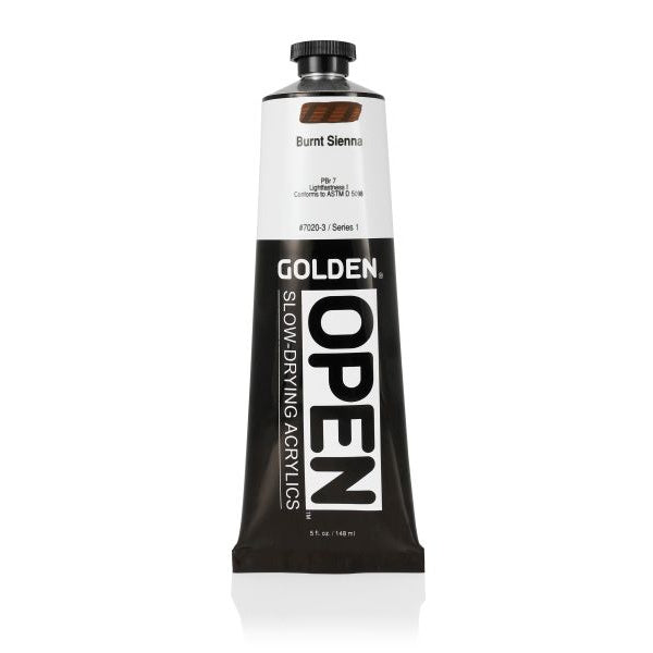 Golden OPEN Acrylic Paint Burnt Sienna