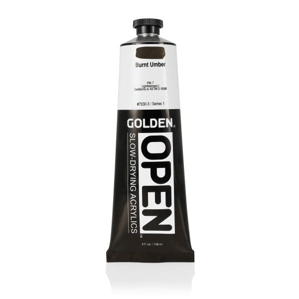 Golden OPEN Acrylic Paint Burnt Umber