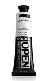 Golden OPEN Acrylic Paint Carbon Black 59ml