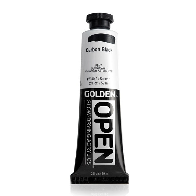 Golden OPEN Acrylic Paint Carbon Black