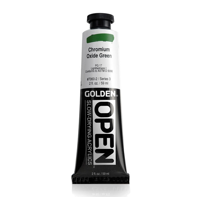 Golden OPEN Acrylic Paint Chromium Oxide Green