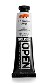 Golden OPEN Acrylic Paint Cadmium Orange 59ml