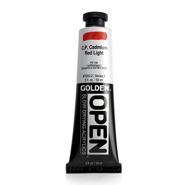 Golden OPEN Acrylic Paint Cadmium Red Light