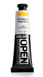 Golden OPEN Acrylic Paint Cadmium Yellow Dark 59ml