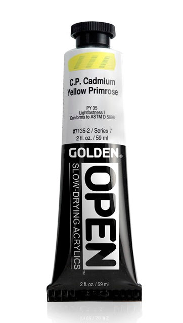 Golden OPEN Acrylic Paint Cadmium Yellow Primrose 59ml