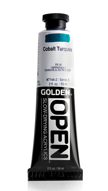 Golden OPEN Acrylic Paint Cobalt Turquoise 59ml