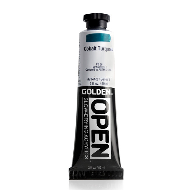Golden OPEN Acrylic Paint Cobalt Turquoise