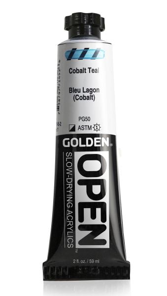 Golden OPEN Acrylic Paint Cobalt Teal 59ml